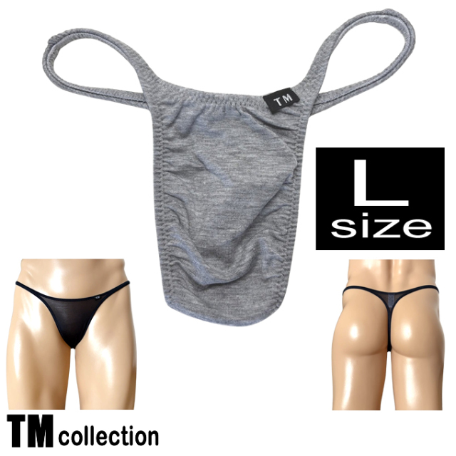 TMコレクション メンズビキニ　リヨセル　シャープカット　Tバック Lサイズ　065638