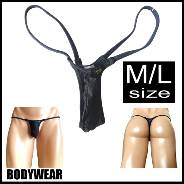 BODYWEAR メンズビキニ マイクロ2WAY バイカラースタイル ウルトラマイクロ Tバック ultra micro thong 1001217bk