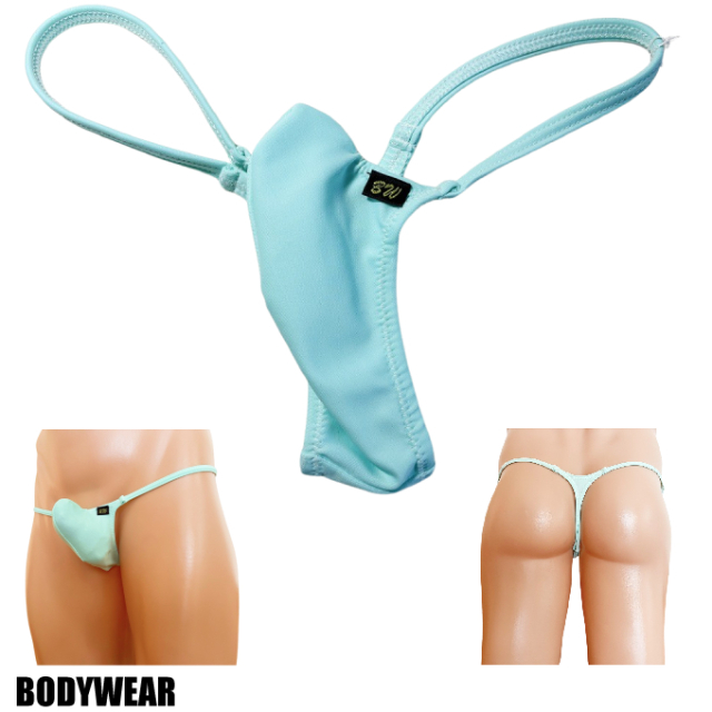 BODYWEAR メンズビキ ペパーミントグリーン 2WAY 上向きTフロント Tバック 1004276m