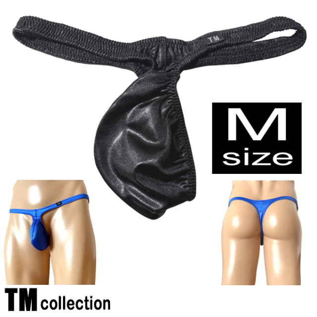 TMコレクション メンズ WET もっこりヒョウタン Tバック 115768