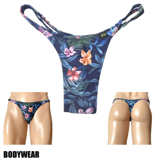 BODYWEAR ユニセックスビキニ ダークハイビスカス スタンダード Tバック 1394244