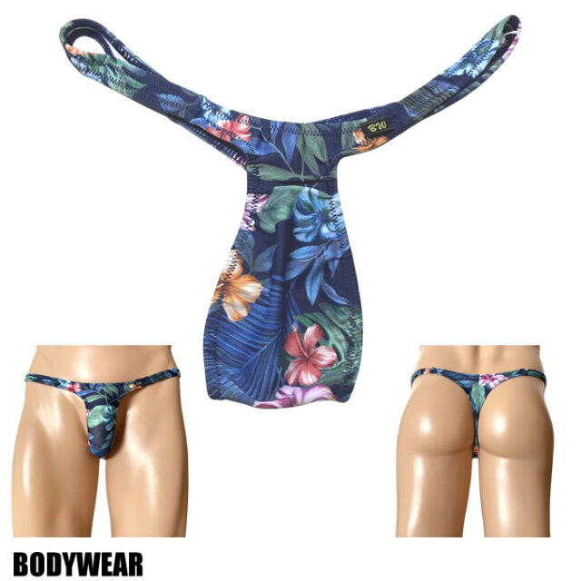 BODYWEAR メンズビキニ ダークハイビスカス Tフロント Tバック 1773244