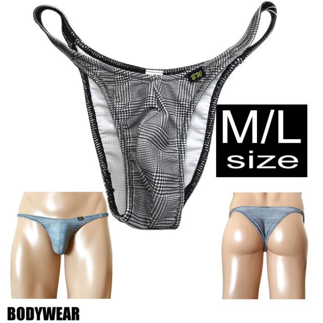 BODYWEAR メンズビキニ　ギンガムチェック柄　ベーシックスタンダード　ハーフバック　1957248