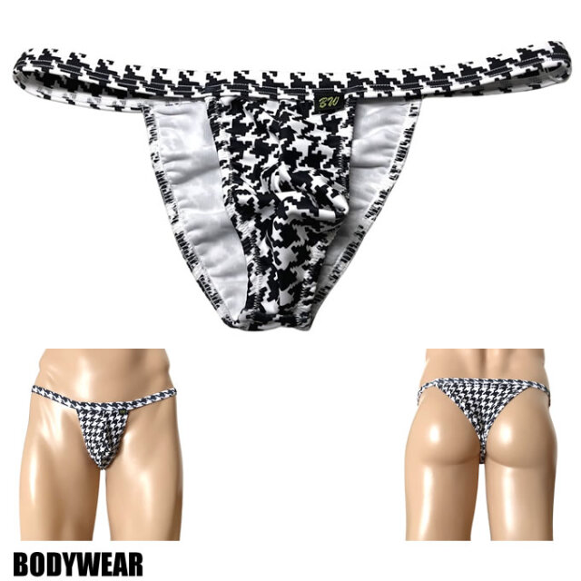 BODYWEAR メンズビキニ　ギンガムチェック柄　ウェストバインダー　ハーフバック　2054260