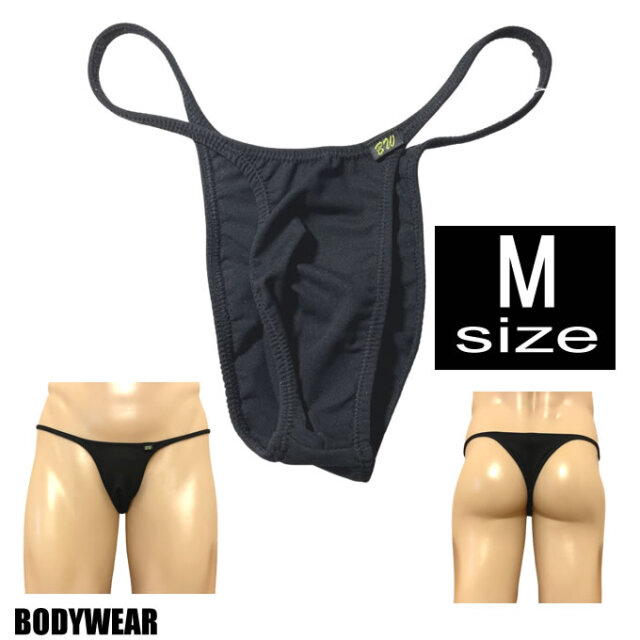 BODYWEAR メンズビキニ　コットンライク　ブラック　シャープ　リオバック　2056263b