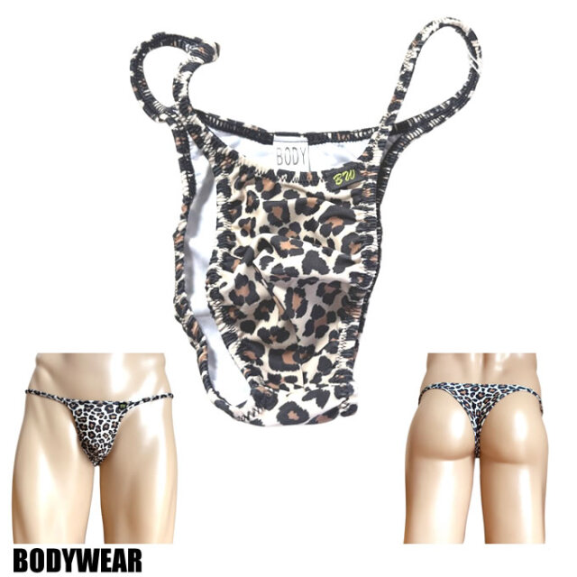 BODYWEAR メンズビキニ 2WAY アニマルスキン ヒョウ柄 シャープ リオバック Mサイズ 2056271