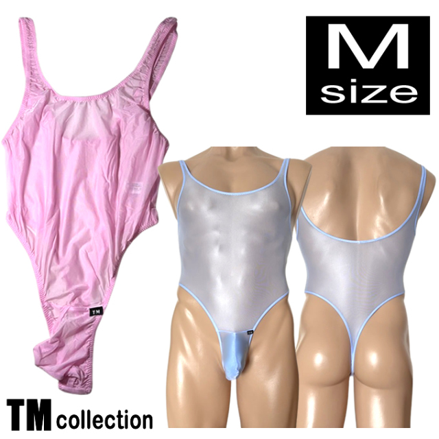 TMコレクション メンズ Clearskin Bulge Style ボディスーツ Tバック 335268