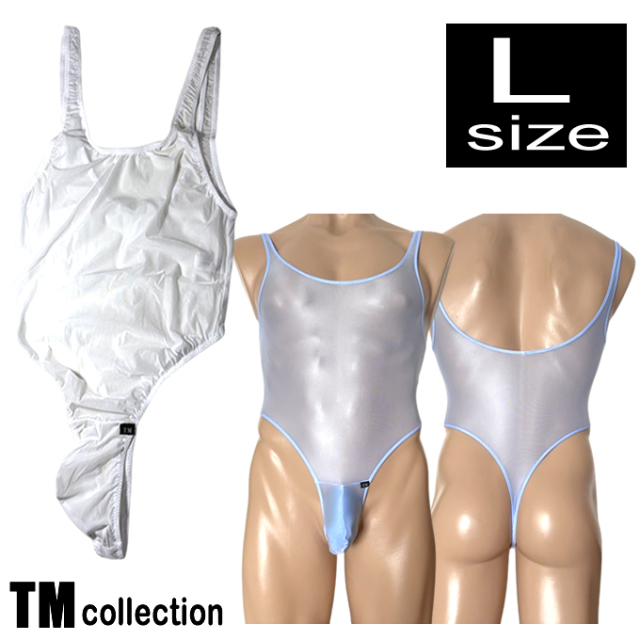 TMコレクション メンズ Clearskin Bulge Style ボディスーツ Tバック Lサイズ 335269