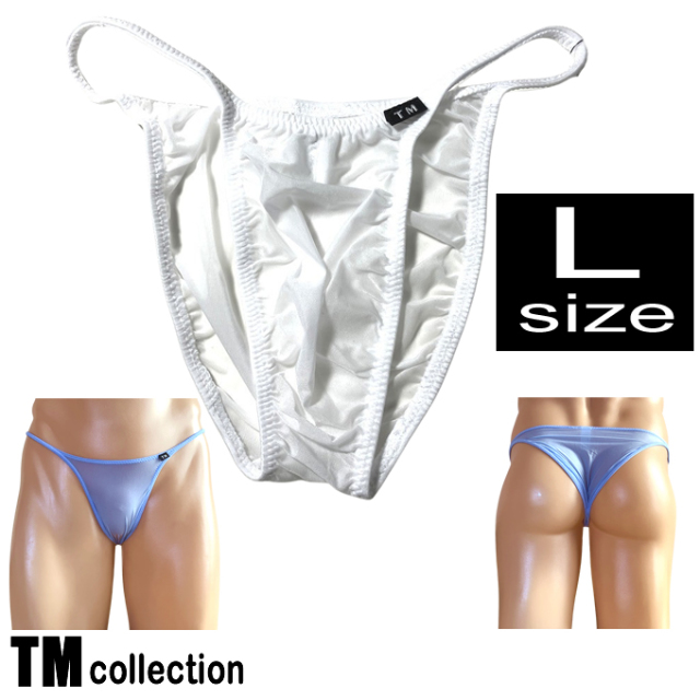 TMコレクション メンズビキニ Clearskin ハギ無しシャープ Comfort ハーフバック Lサイズ 335273
