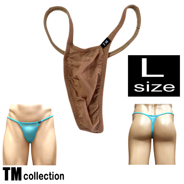 TMコレクション メンズビキニ SMK  ハギ無しシャープ Tバック highrise Lサイズ 335337