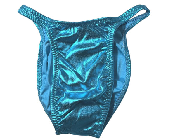 ジャグウェア ブラジルカット ターコイズ ビニール ポージングスーツ bcvyn01