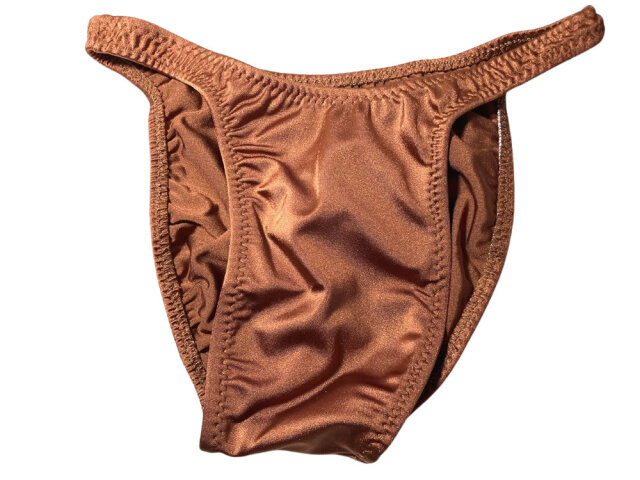 ジャグウェア フレンチカット ナツメグブラウン ナイロンライクラ ポージングスーツ fc186