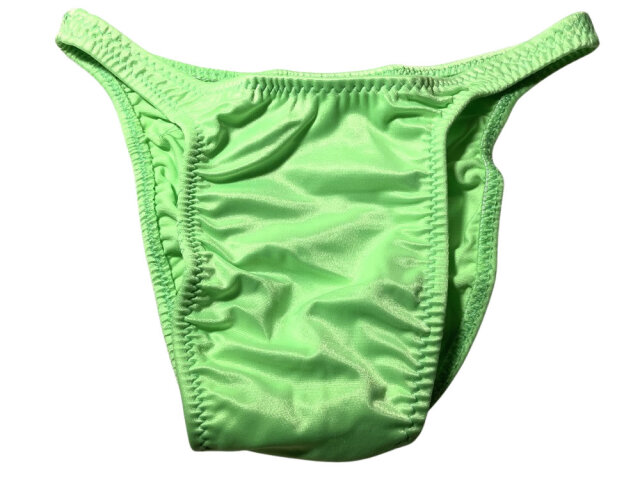 ジャグウェア フレンチカット スィートライムグリーン ナイロンライクラ ポージングスーツ fc77