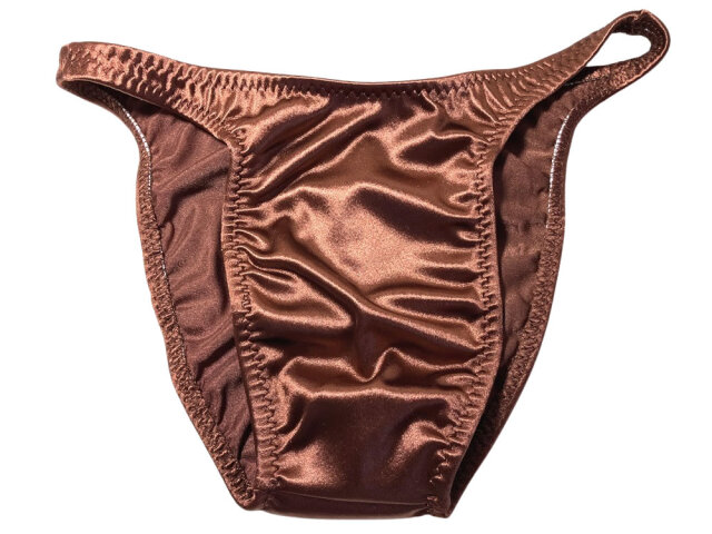 ジャグウェア フレンチカット チョコレートブラウン サテン ポージングスーツ fcs192