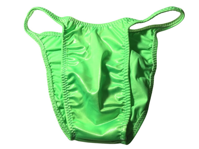 ジャグウェア　フレックスカット　ライムグリーン　サテン   ポージングスーツ　flcs75