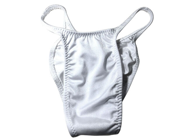 ジャグウェア  プレミアカット パッカードバック  ホワイト　ナイロンライクラ　ポージングスーツ　pb001