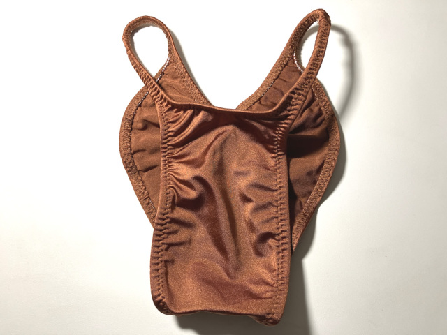 ジャグウェア  プレミアカット パッカードバック  ナツメグブラウン　ナイロンライクラ　ポージングスーツ　pb186