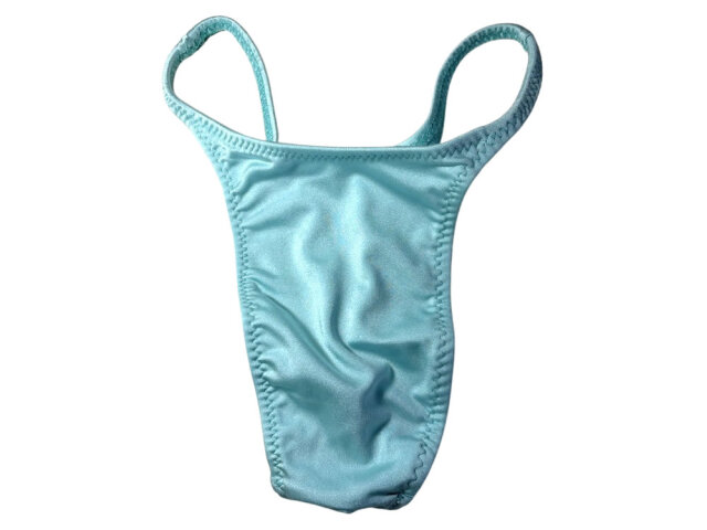 ジャグウェア プレミアTバック アクアブルー ナイロンライクラ ポージングスーツ ビルパン pt09b