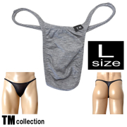 TMコレクション メンズビキニ　リヨセル　シャープカット　Tバック Lサイズ　065638
