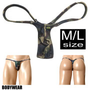 在庫限り！３０％OFF！BODYWEAR メンズビキニ 迷彩柄　ウルトラマイクロ　Tバック　1001239