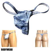 BODYWEAR メンズビキニ　ダメージデニム　バルジ　Tバック　1041262