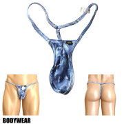 BODYWEAR メンズビキニ　ダメージデニム　ハイレグスリム　Gストリング　1210262