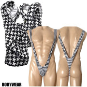 BODYWEAR メンズビキニ　ギンガムチェック柄　ムタンガ　サスペンダー　1410260