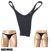 BODYWEAR ユニセックスビキニ　ハードパワーネット　Vフロント　 リオバック　1418255