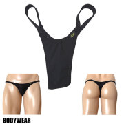 BODYWEAR ユニセックスビキニ　ハードパワーネット　Vフロント　 Tバック　1419255