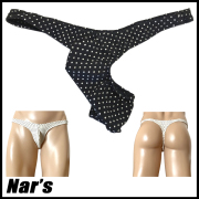 Nar's メンズビキニ ドット柄 Tフロント Ｔバック 1637