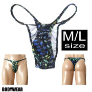 BODYWEAR メンズビキニ　ステンドグラス柄　スリムTフロント　リオバック　1647245