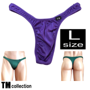 TMコレクション メンズビキニ Shinysmooth ハギナシ 定番スタイル Tバック Lサイズ 175179