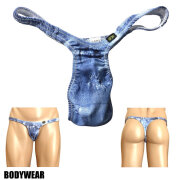 BODYWEAR メンズビキニ　ダメージデニム　Tフロント　Tバック　1773262