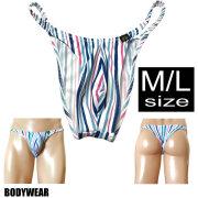 BODYWEAR メンズビキニ　クールストライプ　ベーシックスタンダード　ハーフバック　1957251