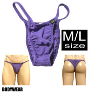 BODYWEAR メンズビキニ　コットンライク　パープル　シャープ　リオバック　2056263p