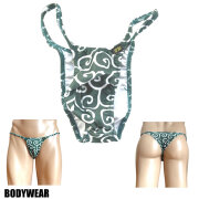 BODYWEAR メンズビキニ 2WAY 和柄スキン 唐草模様 シャープ　リオバック Mサイズ 2056270
