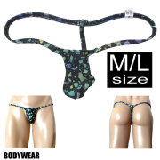 BODYWEAR メンズビキニ　ステンドグラス柄　ウルトラマイクロ　Gストリング　3003245