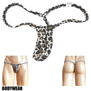 BODYWEAR メンズビキニ 2WAY アニマルスキン ヒョウ柄 ウルトラマイクロ　Gストリング 3003271