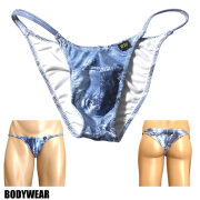BODYWEAR メンズビキニ　ダメージデニム　サイドストリング　ハーフバック　3351262