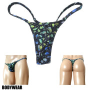 BODYWEAR メンズビキニ　ステンドグラス柄　サイドストリング　Tバック　3352245