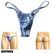 BODYWEAR メンズビキニ　ダメージデニム　サイドストリング　Tバック　3352262