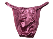 ジャグウェア　ブラジルカット　モーブ　サテン　ポージングスーツ　bcs136