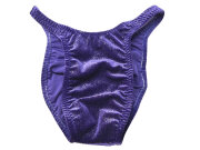 ジャグウェア　ブラジルカット　パープルwithシルバーダスト　ベルベット　ポージングスーツ　bcveld03