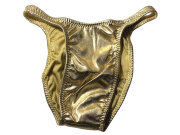 ジャグウェア　ブラジルカット　ゴールド　ビニール　ポージングスーツ　bcvyn05