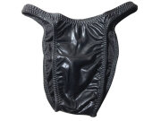 ジャグウェア　ブラジルカット　ブラック　ビニール　ポージングスーツ　bcvyn07