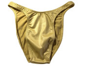 ジャグウェア　フレンチカット　ゴールド   ウェットルック　ポージングスーツ　fcc231