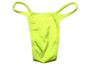 ジャグウェア  プレミアTバック　シャルトルーズグリーン　ナイロンライクラ　ポージングスーツ　pt79