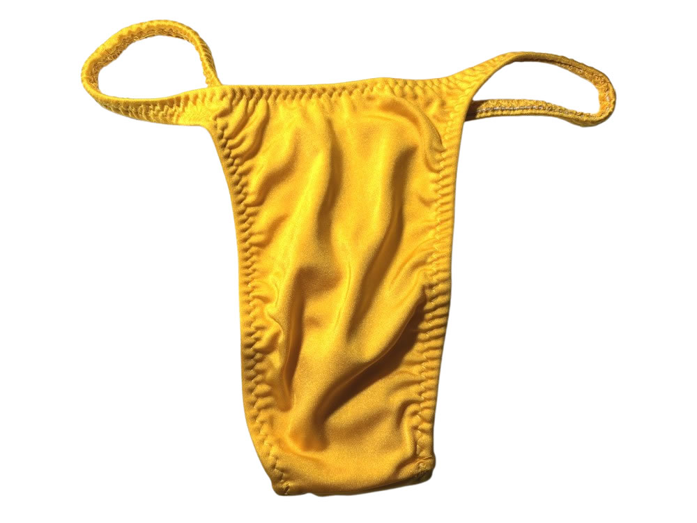 ジャグウェア  プレミアTバック　サングロウイエロー　ナイロンライクラ　ポージングスーツ　pt57-2