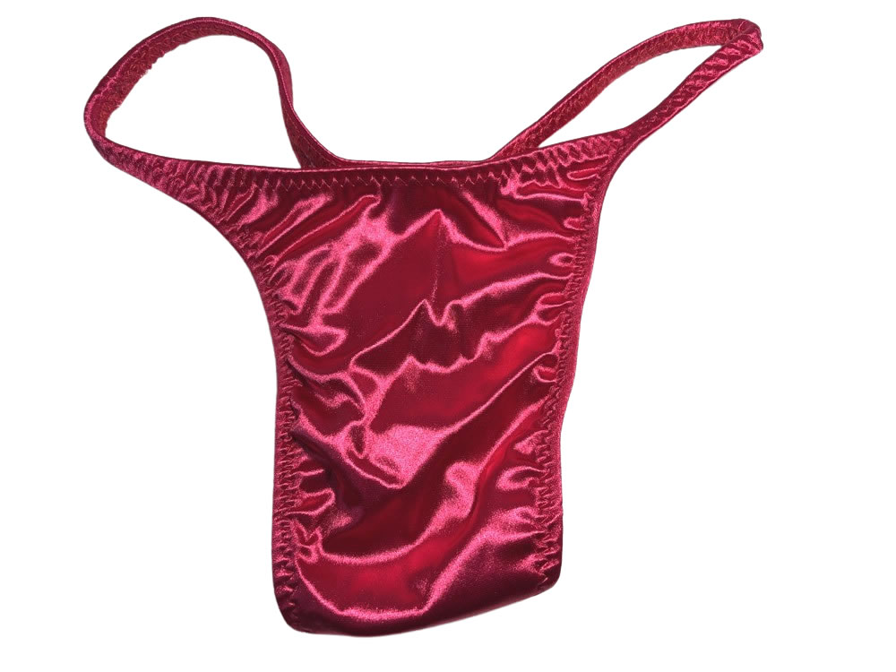 ジャグウェア  プレミアTバック　ローズカーマイン　サテン　ポージングスーツ　pts135