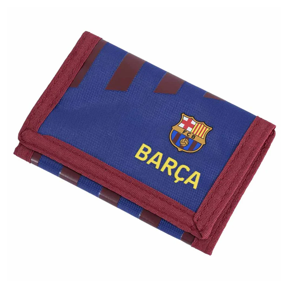FC バルセロナ グッズ マフラー＆財布 FCバルセロナ ストライプウォレット メルカットバルセロナ